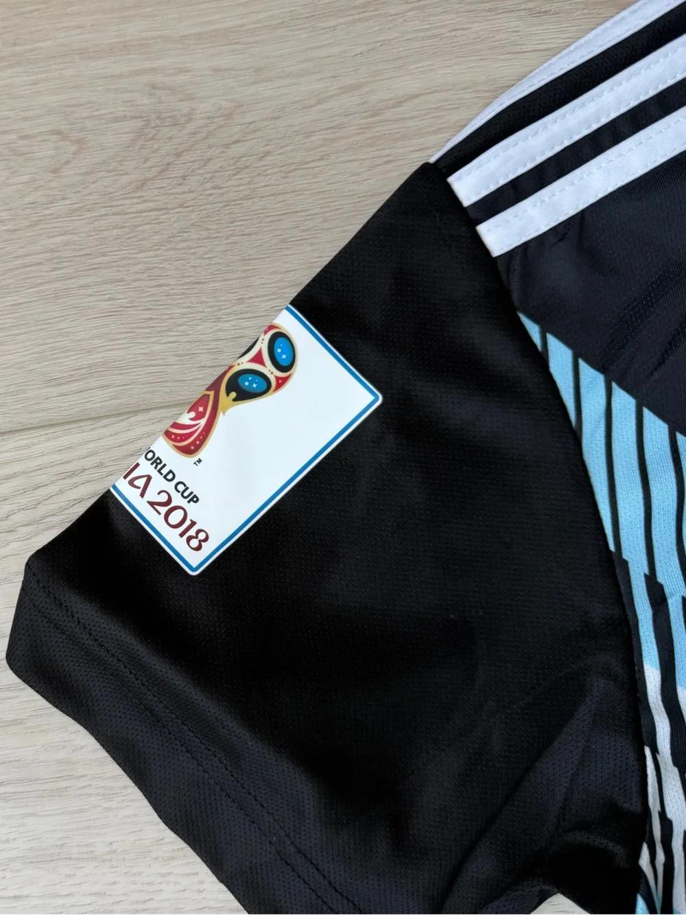 Adidas Argentina Lionel Messi #10 2018 FIFA World Cup Away Jersey Black Men’s M